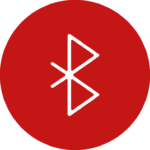bluetooth airpods red icon