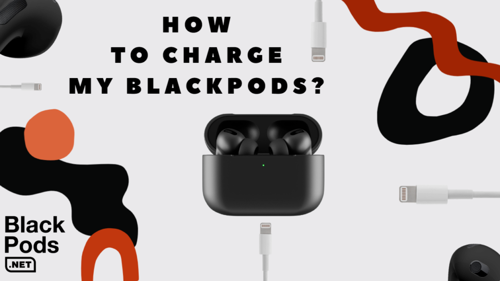 BlackPods can be charged with a lightning cable and used it a Qi-certified wireless charger
