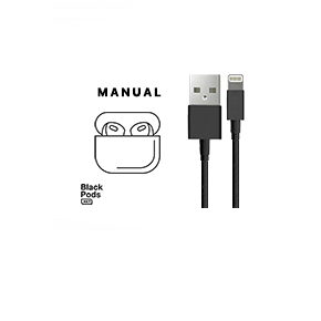 acessories cable black pods icon