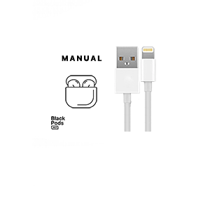 icon manual airpods tips box black pods air pods